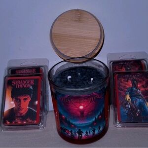 Stranger Things Scented Candle and wax melts